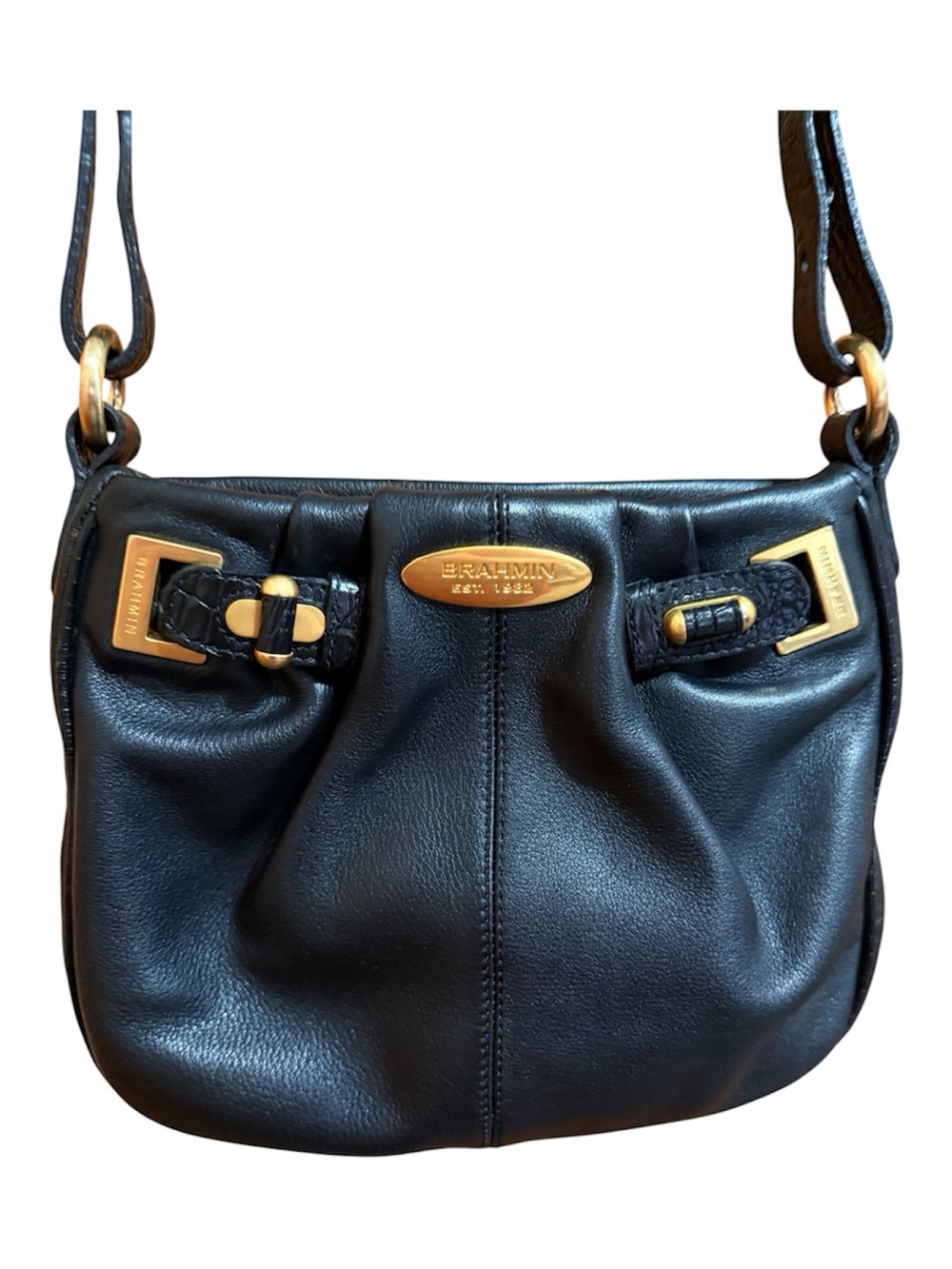 VINTAGE EUC Brahmin Bailey Leather Crossbody